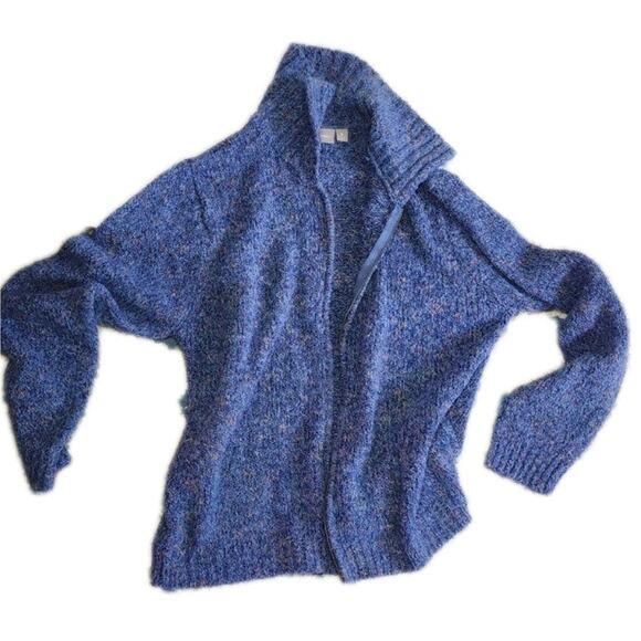 croft barrow Full Zip Up Sweater Blue Girls XLarge Juniors - Picture 3 of 15
